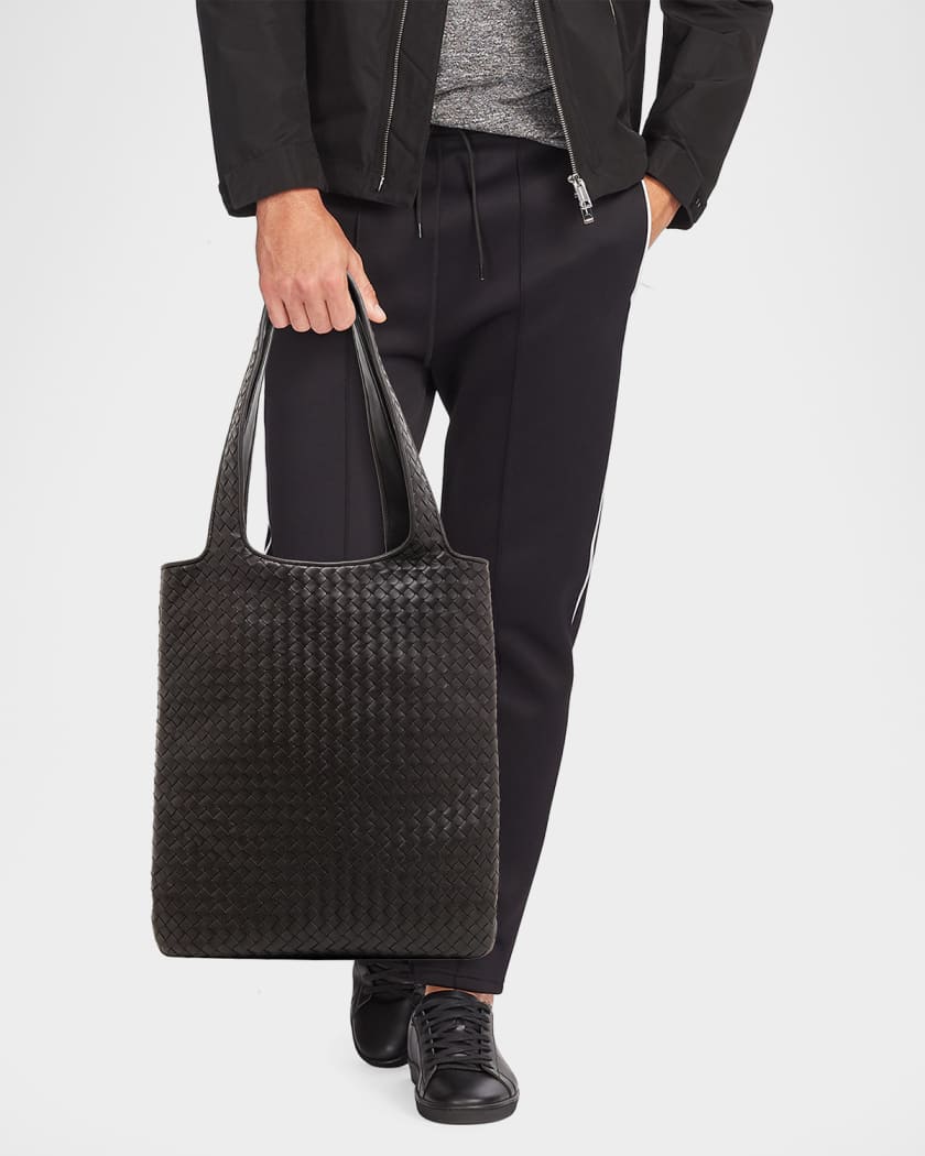 Bottega Veneta Men's Intrecciato Leather Tote Bag | Neiman Marcus
