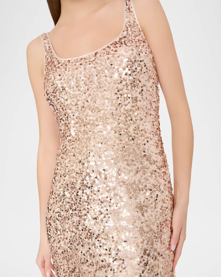 midi bodycon prom dress Leila Sequin Bodycon Mini Dress main image 0