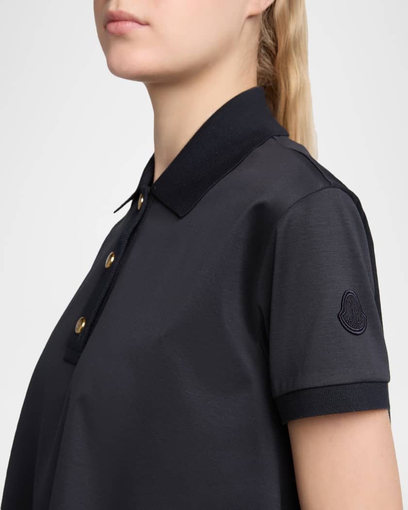 Moncler Short-Sleeve Polo Shirt | Neiman Marcus