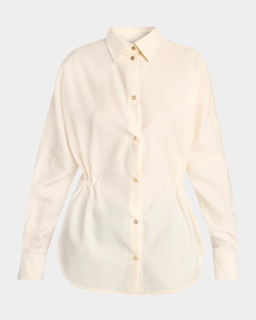 moncler dress shirt Fil--fil Cotton Long Sleeve Shirt, Men, Blue, Size: M inspired design Moncler Women's Cotton Button-Down Shirt