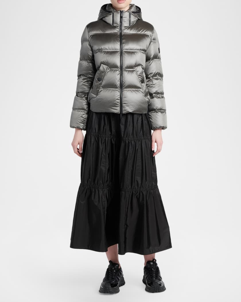 Moncler Quilted Short Down Jacket | Neiman Marcus