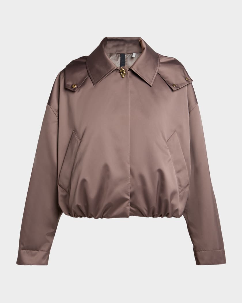 Moncler Chevreuil Duchesse Short Down Jacket | Neiman Marcus