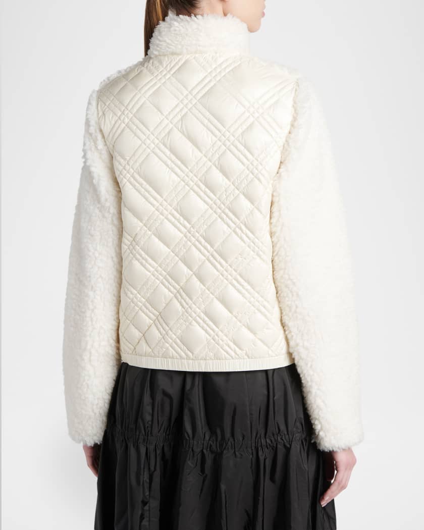 Moncler Genius Short Down Teddy Jacket | Neiman Marcus