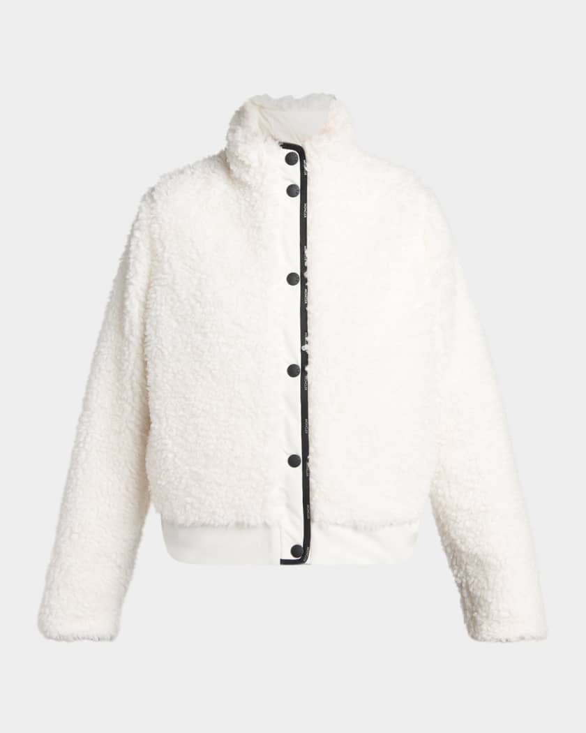 Moncler Genius Short Down Teddy Jacket | Neiman Marcus