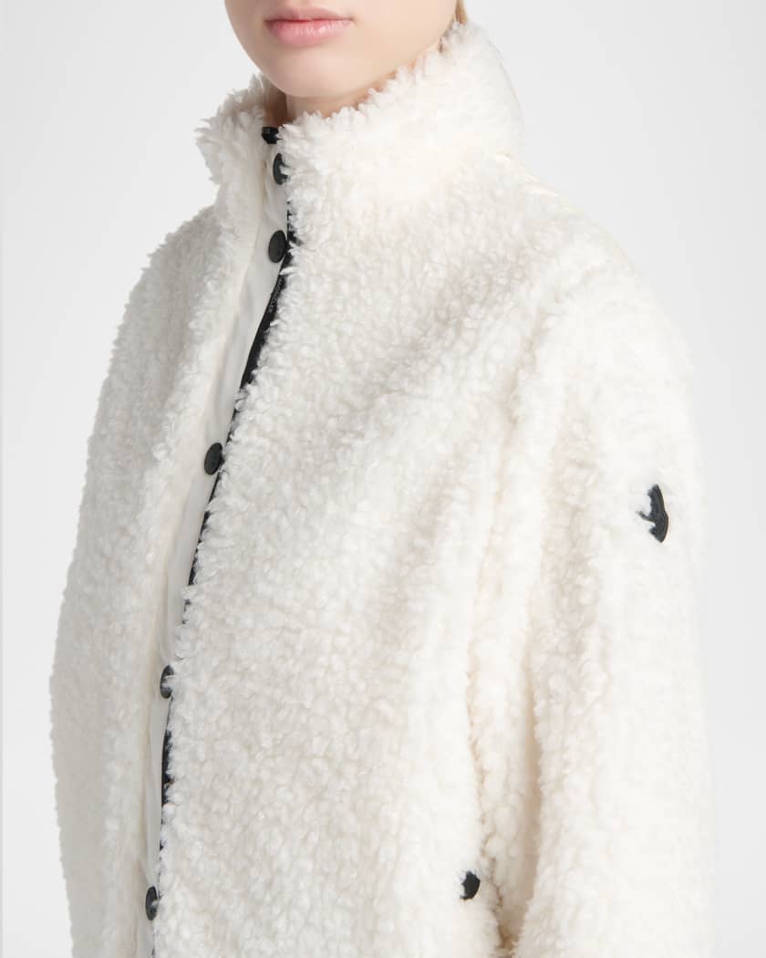 Moncler Genius Short Down Teddy Jacket | Neiman Marcus