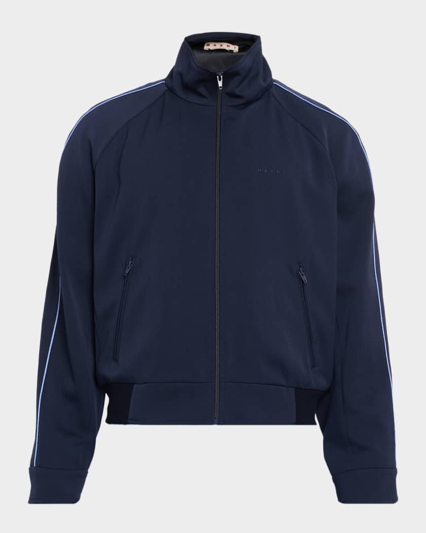 MARNI ジャケット Marni Men's Wool Zip Track Jacket | Neiman Marcus