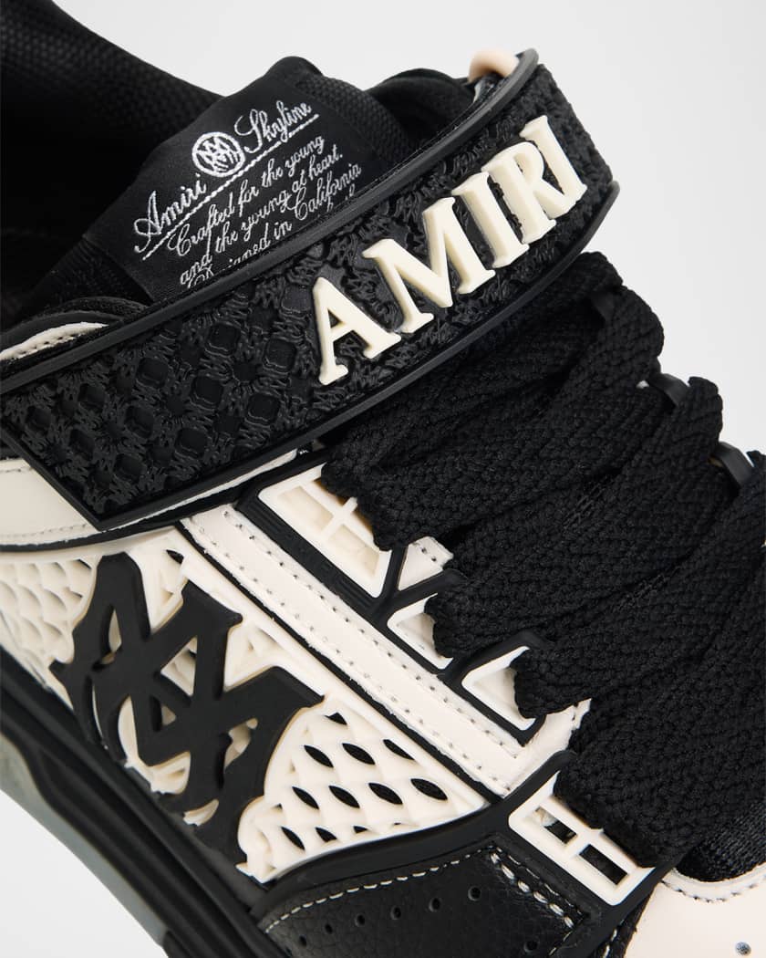 AMIRI スニーカー Amiri Skyline Logo Leather Sneakers | Neiman Marcus