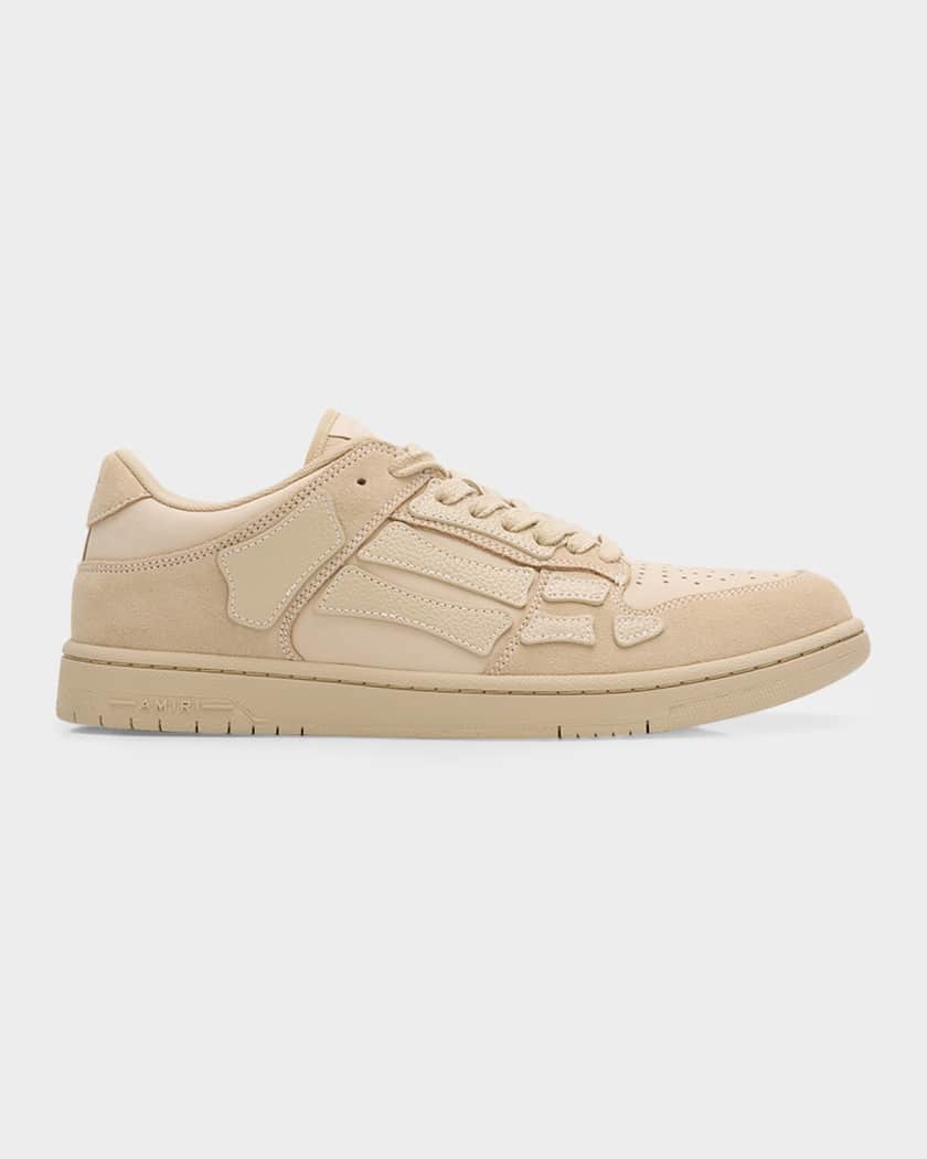 Amiri Men's Skel Leather Low-Top Sneakers | Neiman Marcus