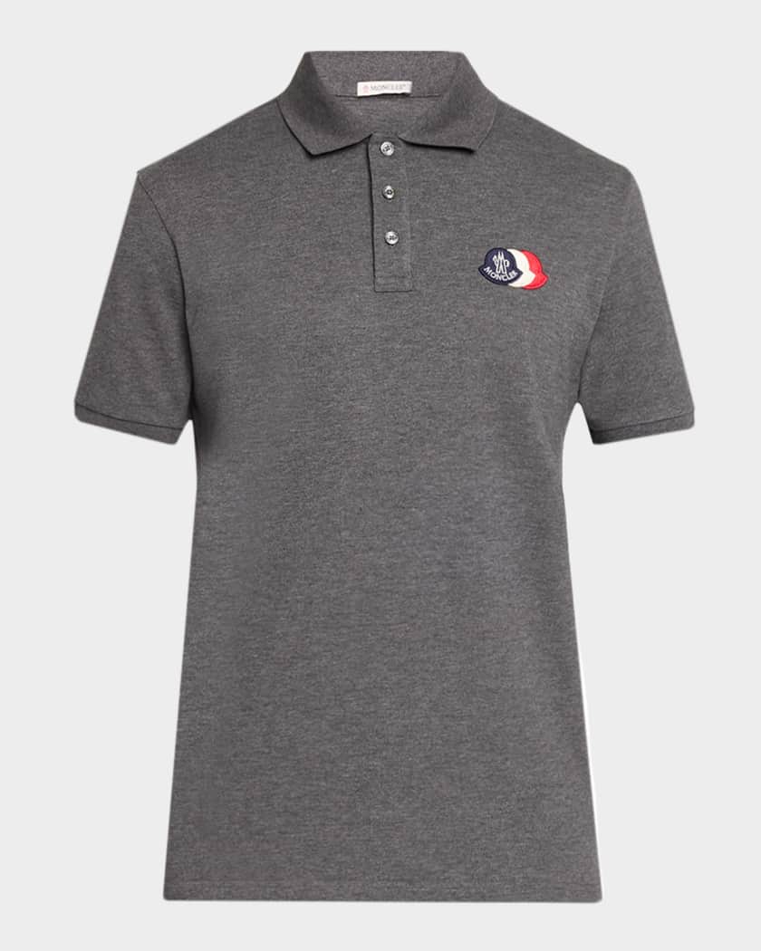 【美品】MONCLER　SOUTH・NORTH POLE L/S Tee【М】 Moncler Men's Triple Logo Pique Polo Shirt | Neiman Marcus