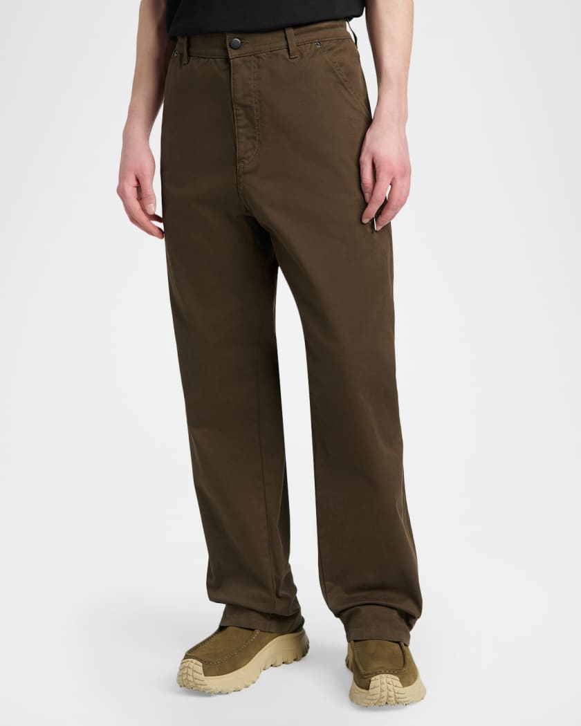 Moncler Men's Cotton-Stretch Twill Straight Leg Carpenter Pants