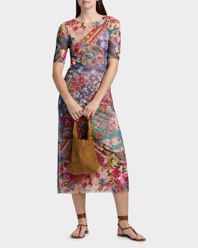 johnny was midi dress Buy BLAIRE 510 tall Model is wearing a US size Small Please Note Johnny Was Jade Louise Maya