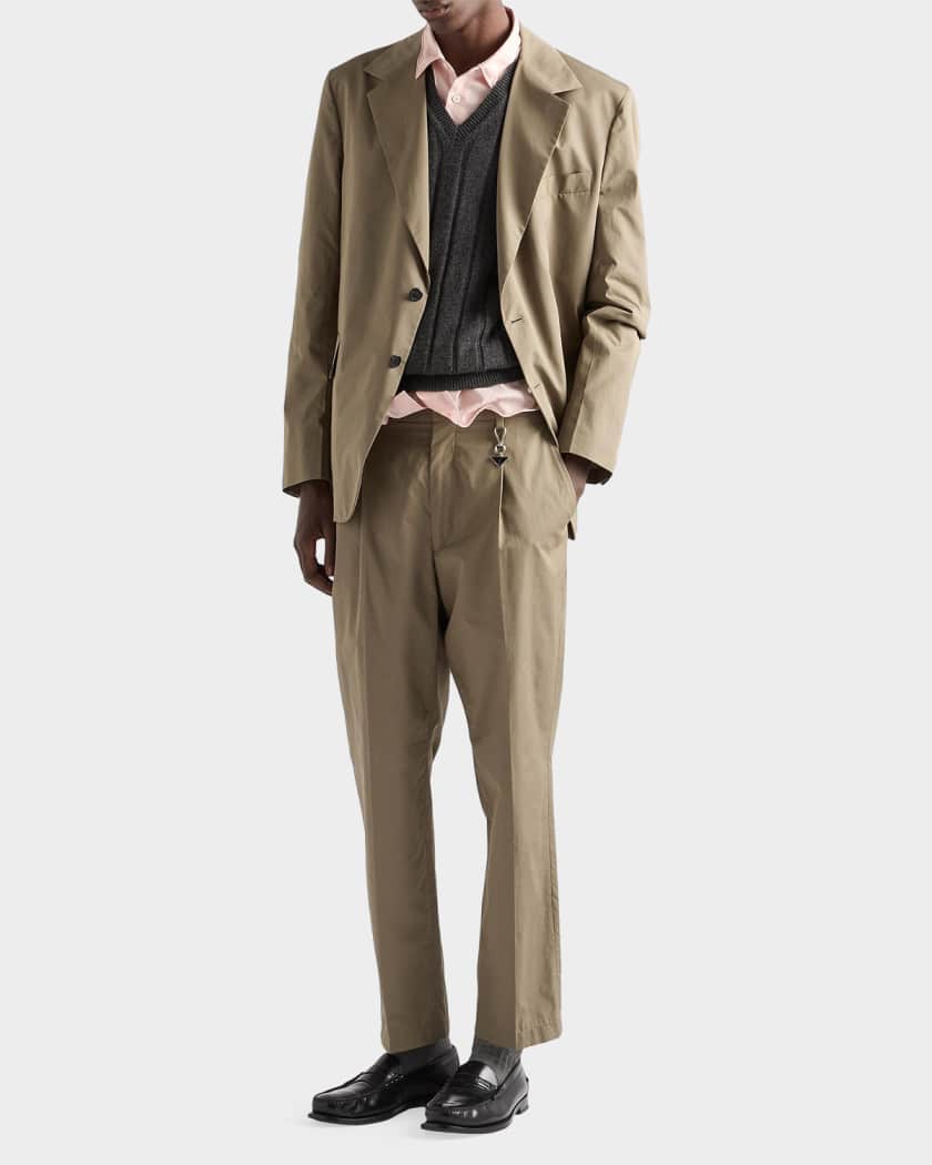 トップス PRADA cashmere blend gradation knit vest Prada Men's Cashmere V-Neck Vest | Neiman Marcus