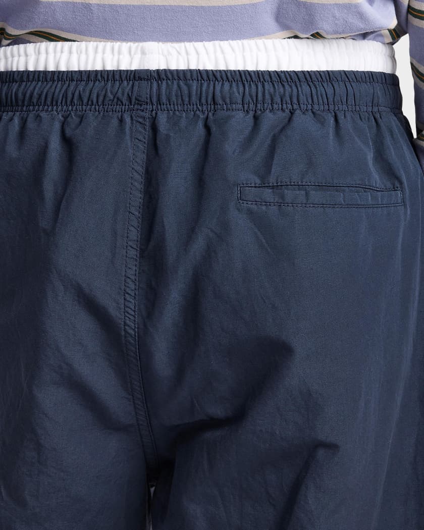 Prada Men's Linen-Blend Wide-Leg Drawstring Pants | Neiman Marcus