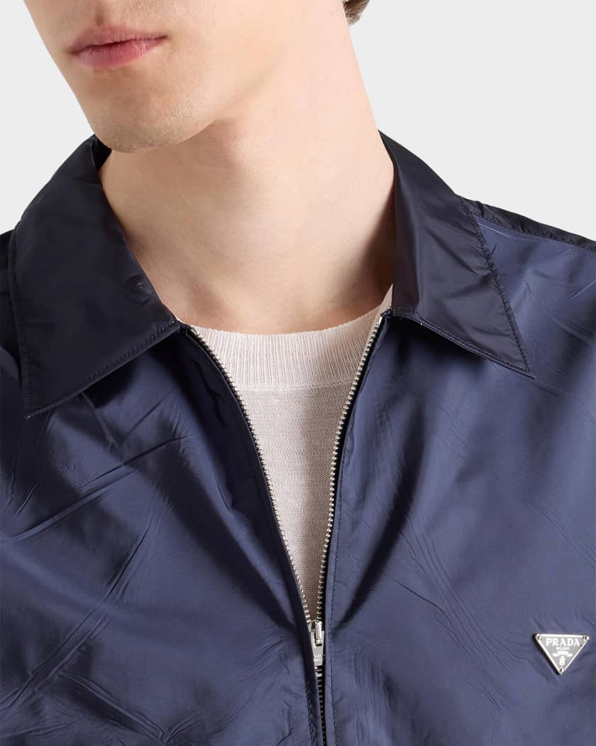 Prada Men's Re-Nylon Shirt | Neiman Marcus