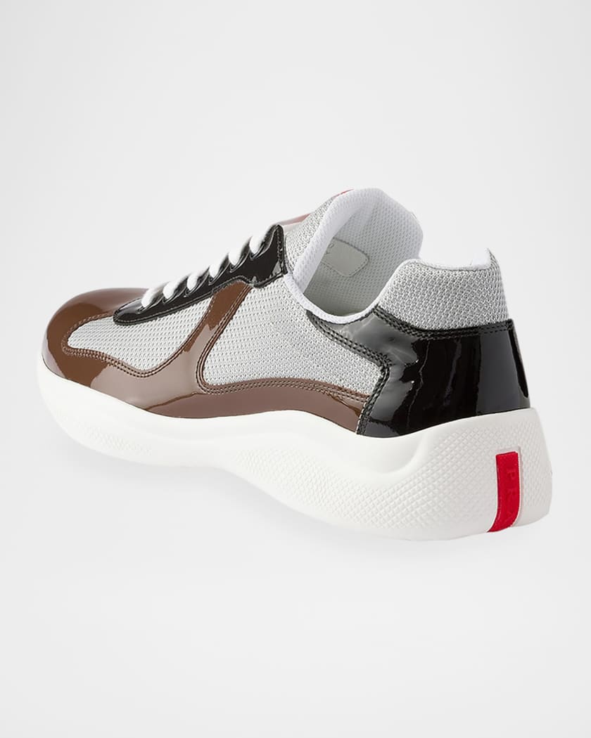 PRADA ガーメント Prada Men's Patent Leather & Technical Fabric Prada America's Cup