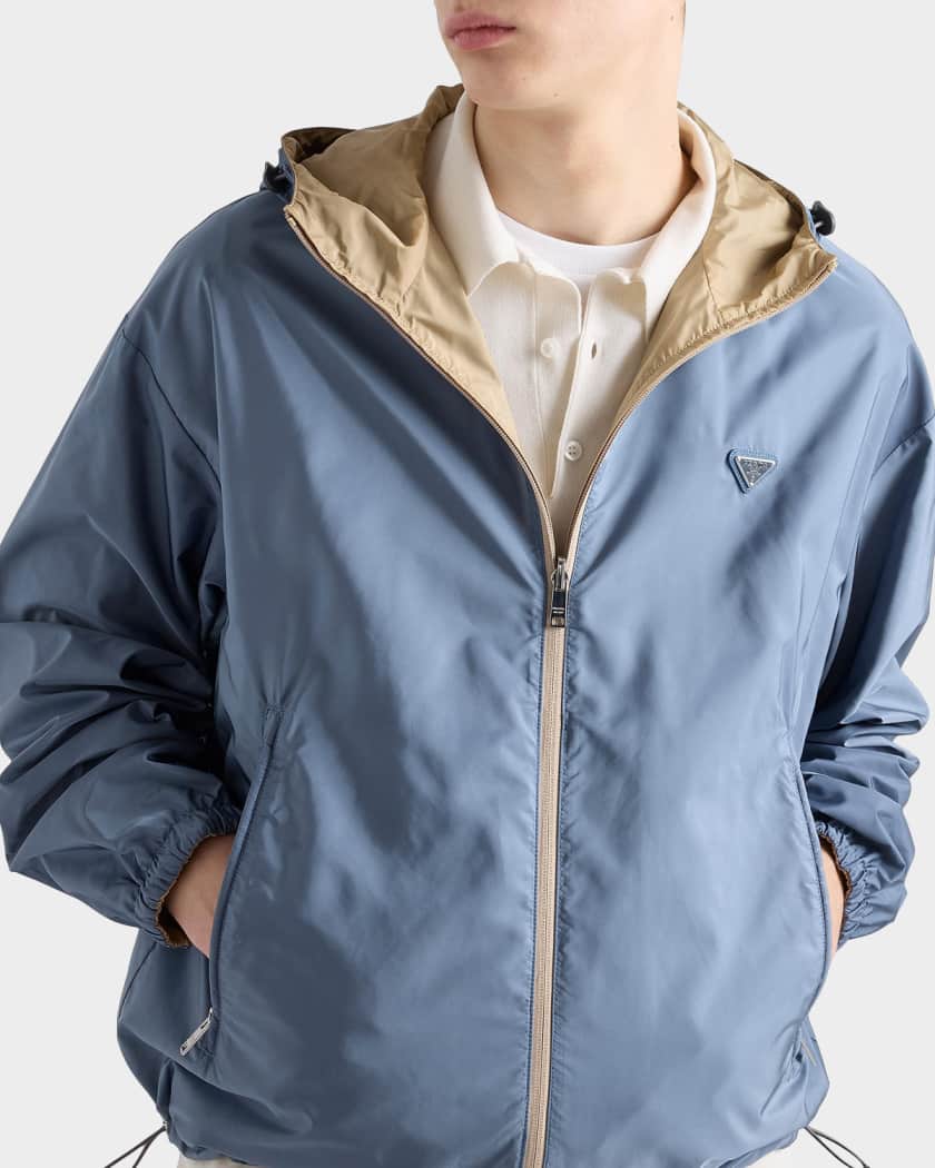 Prada Men's Reversible Re-Nylon Jacket | Neiman Marcus