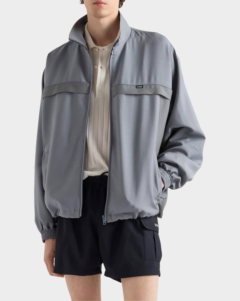 Prada Men's Mohair Wool Jacket | Neiman Marcus