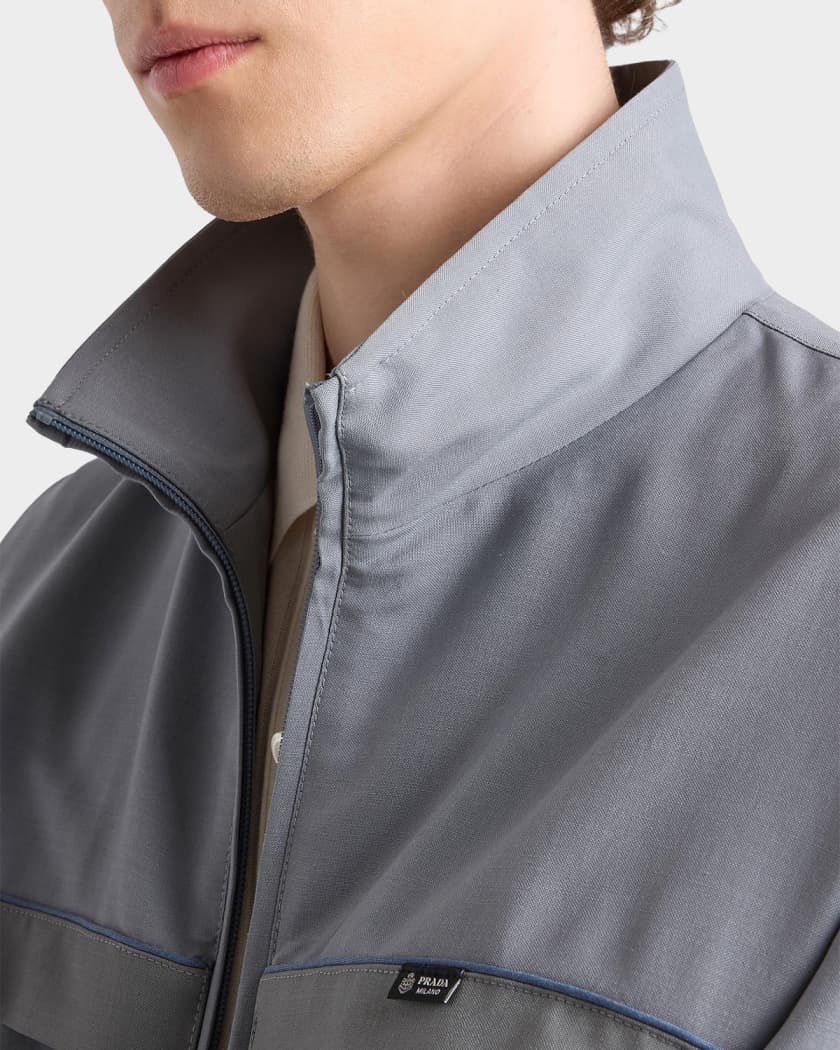 Prada Men's Mohair Wool Jacket | Neiman Marcus