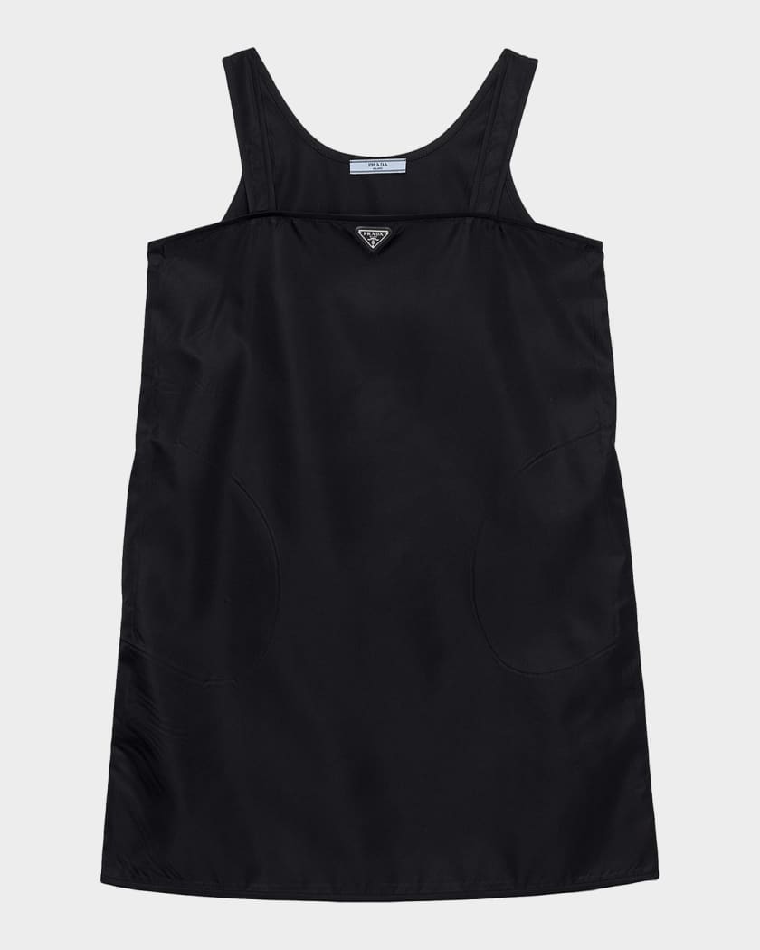 Prada Re-Nylon Sleeveless Mini Dress | Neiman Marcus