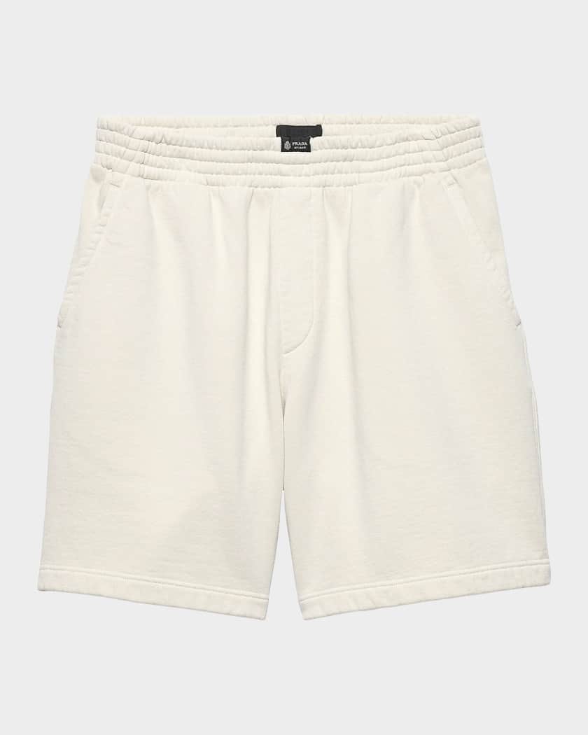 Prada Men's Cotton Bermuda Shorts | Neiman Marcus