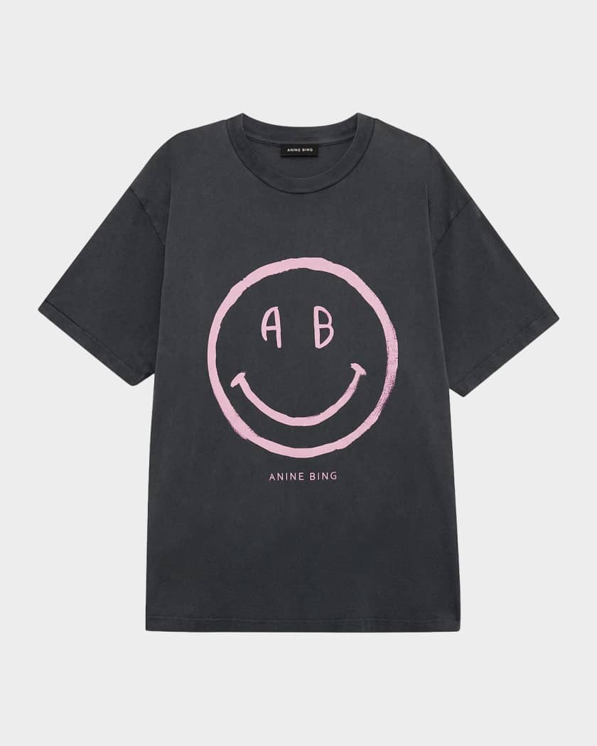 ドゥーズィエムクラス ANINE BING CADE Tシャツ ANINE BING Cade Graphic Cotton T-Shirt | Neiman Marcus