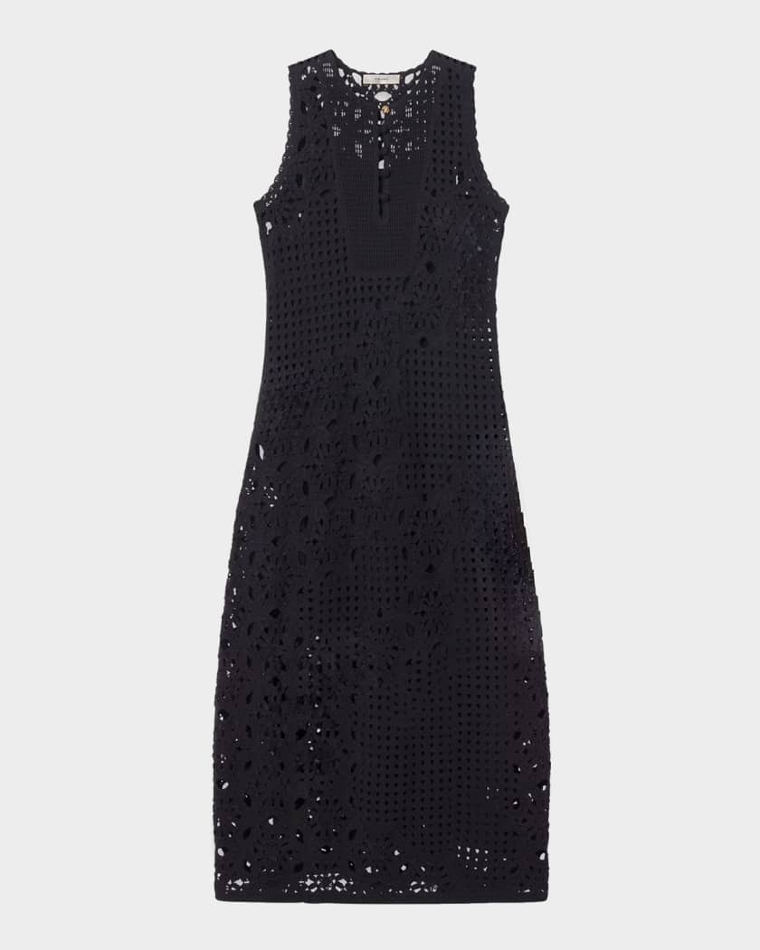 framed lace up dress Lace Shift Dress