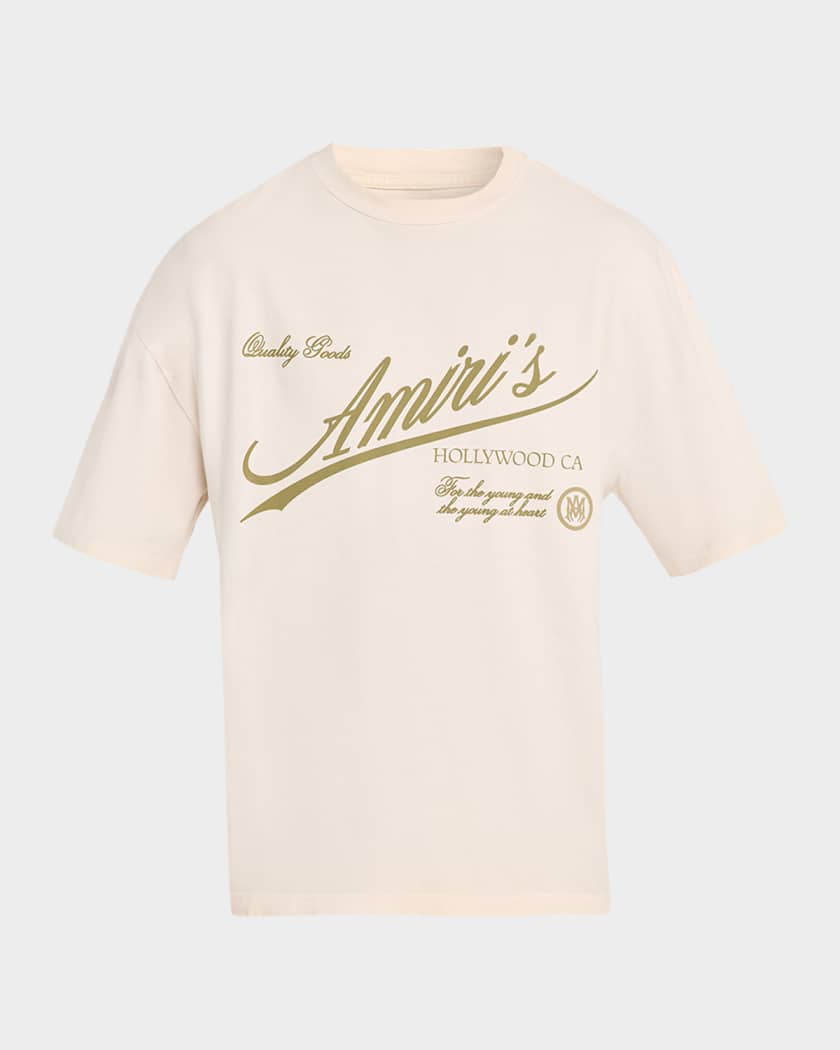 AMIRI Tシャツ Amiri Men's Quality Goods Crewneck T-Shirt | Neiman Marcus
