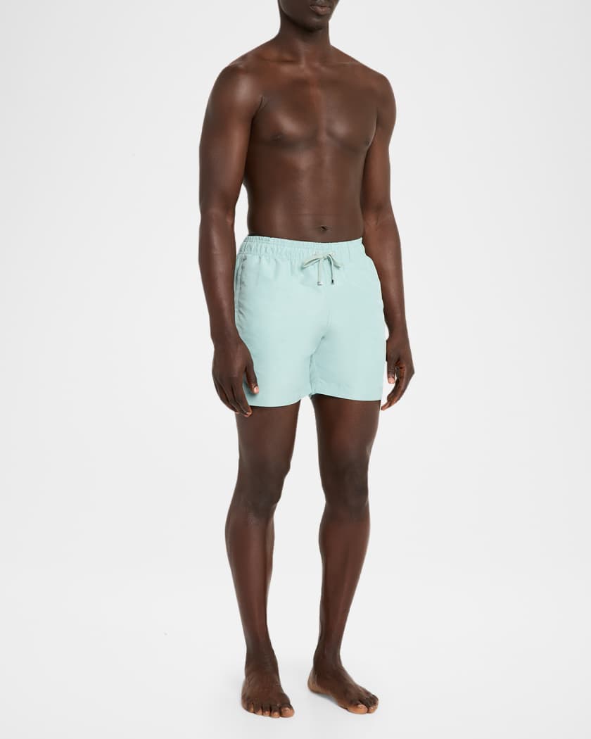 Amiri Men's Logo Patch Swim Trunks | Neiman Marcus