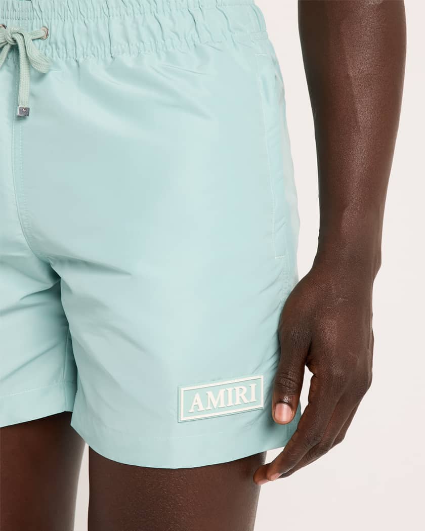 【新品未使用】【定価96,800円】AMIRI SWIM TRUNK XXL Amiri Men's Logo Patch Swim Trunks | Neiman Marcus