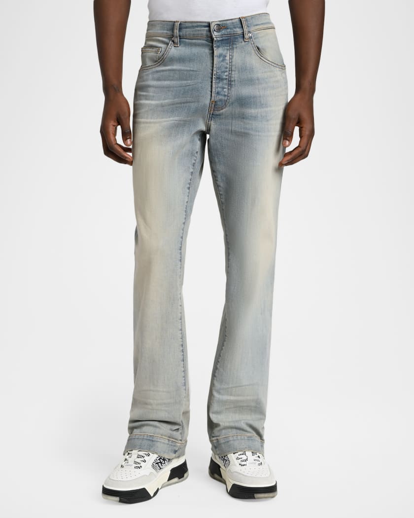 Amiri Men's Straight Flare-Leg Jeans | Neiman Marcus