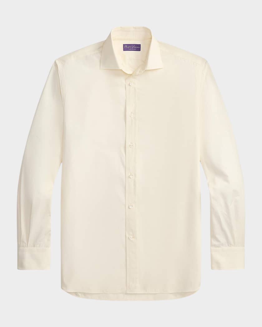 Ralph Lauren Purple Label Men's Silk and Linen Sport Shirt