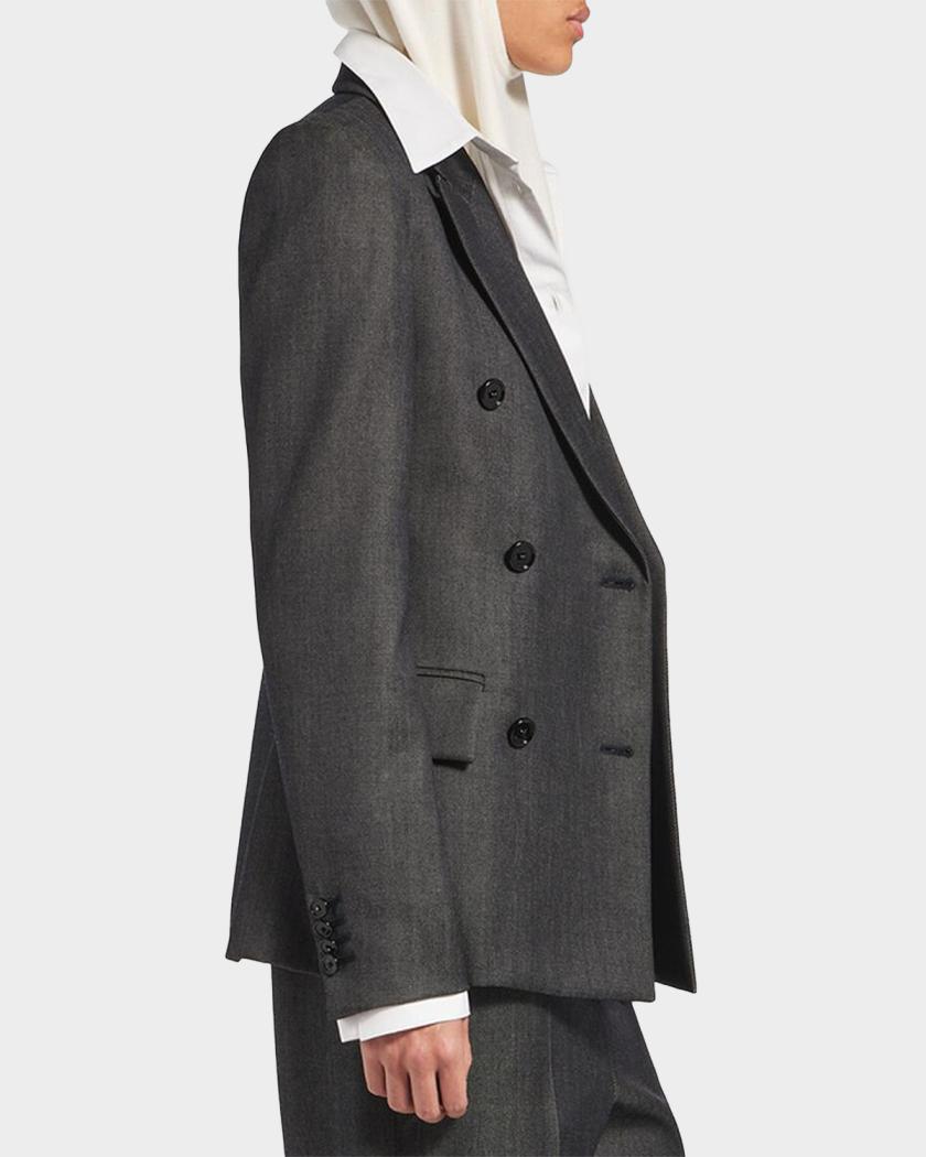 【BALENCIAGA】wool double tailored jacket Balenciaga Wool Double-Breasted Tailored Jacket | Neiman Marcus
