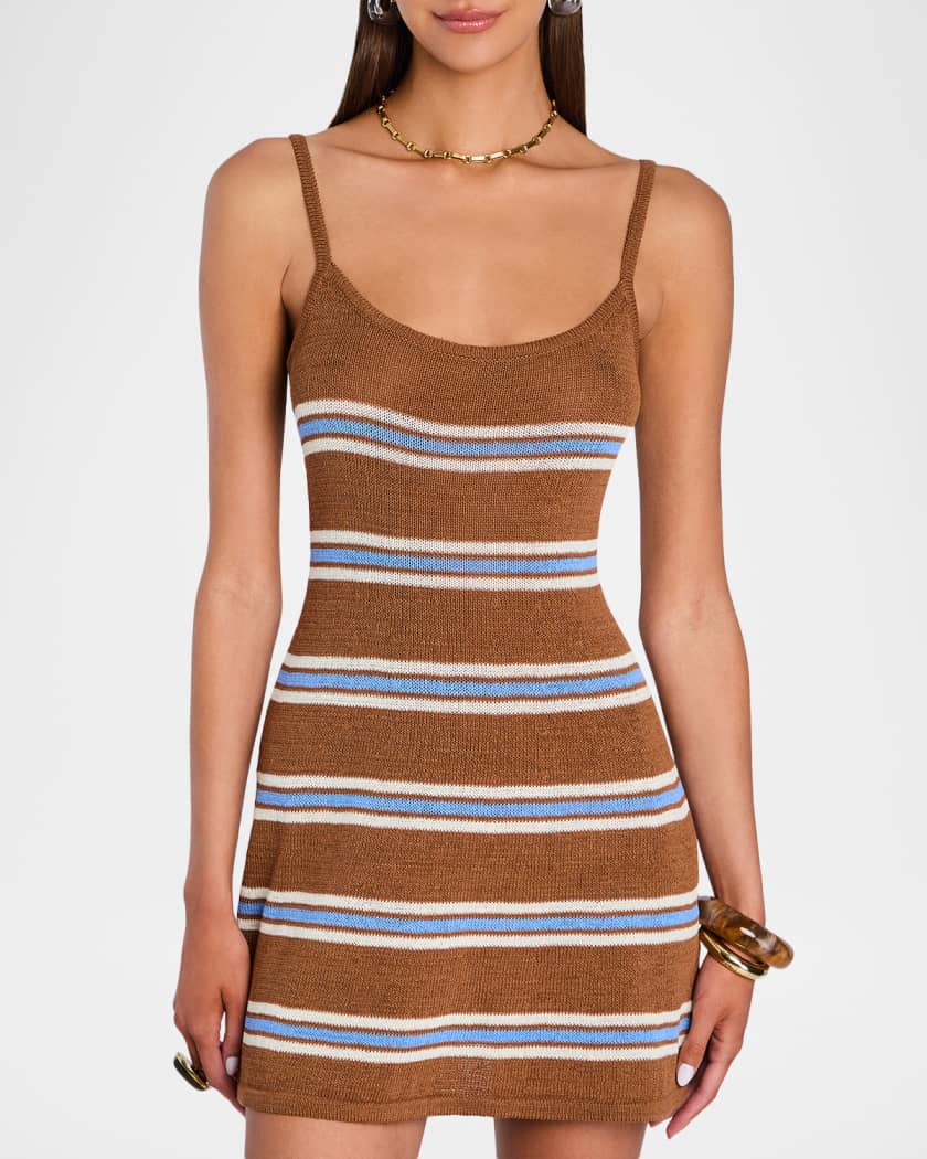 azriel knit mini dress Azriel Metallic Knit Mini Dress