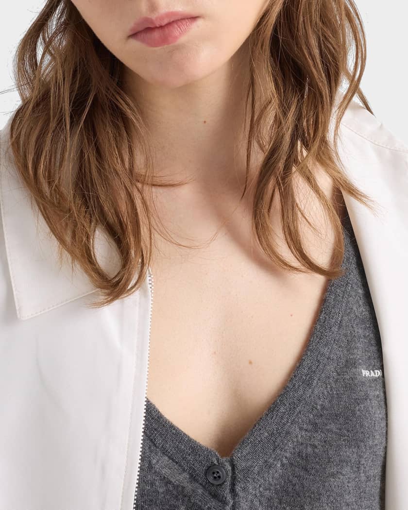 Prada Cropped Cashmere Cardigan | Neiman Marcus