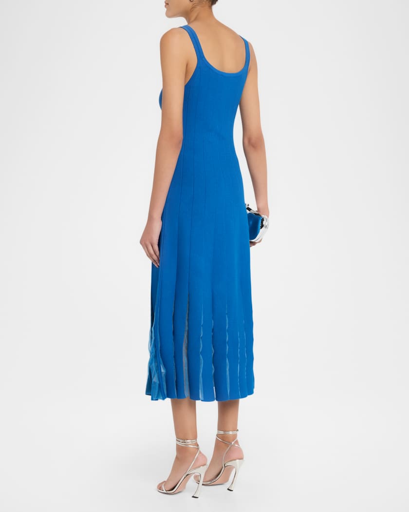 pleated rib dress BR Collection Banana Republic Ribbed Colorblock Pleated Maxi Dress Sz XXS,  STALL