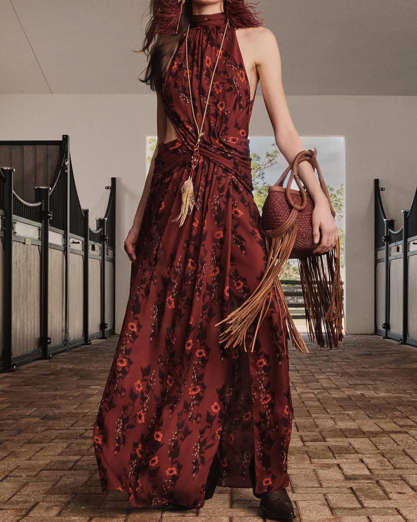 johanna ortiz dress Ortiz, Printed halterneck maxi dress, Women, Green, L, Dresses, Materialmix Measurements from size 2 Length Johanna Ortiz Resort 2024