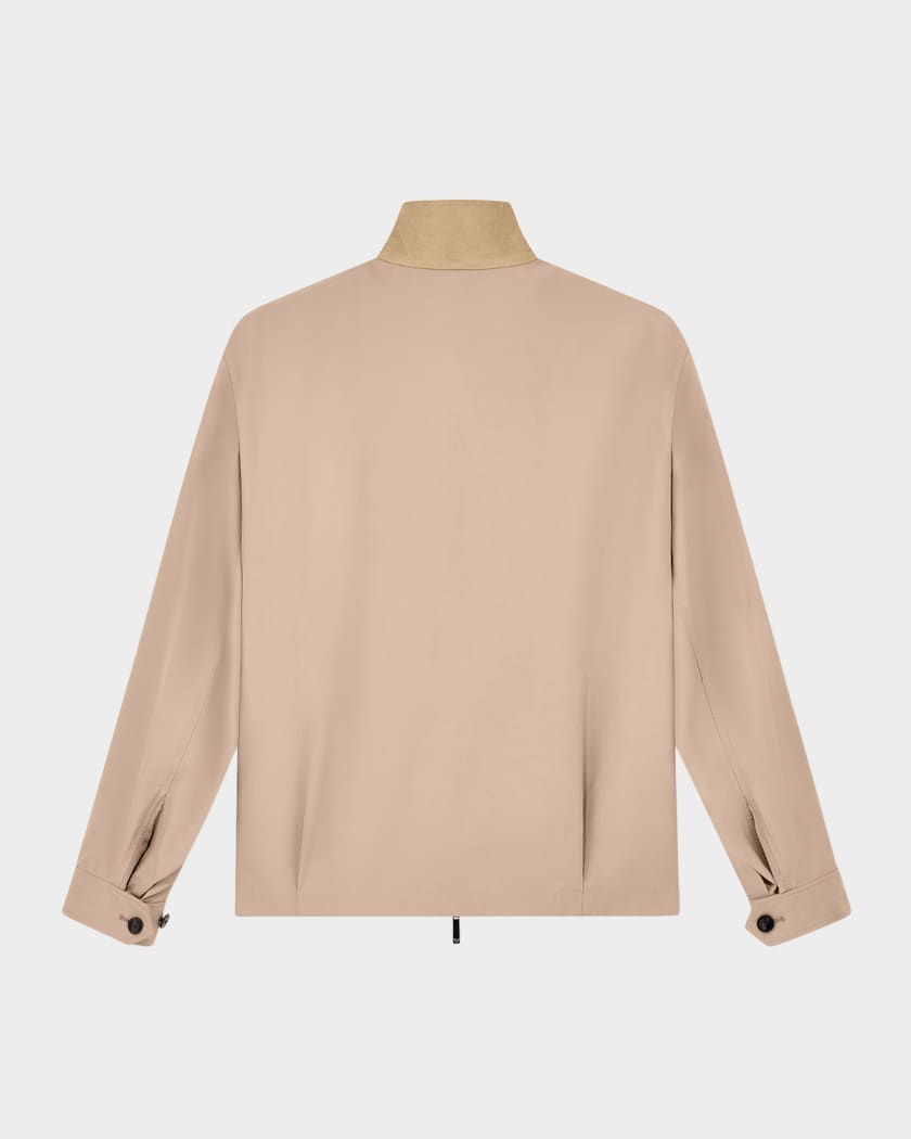 Emporio Armani Men's Corduroy-Collar Jacket | Neiman Marcus