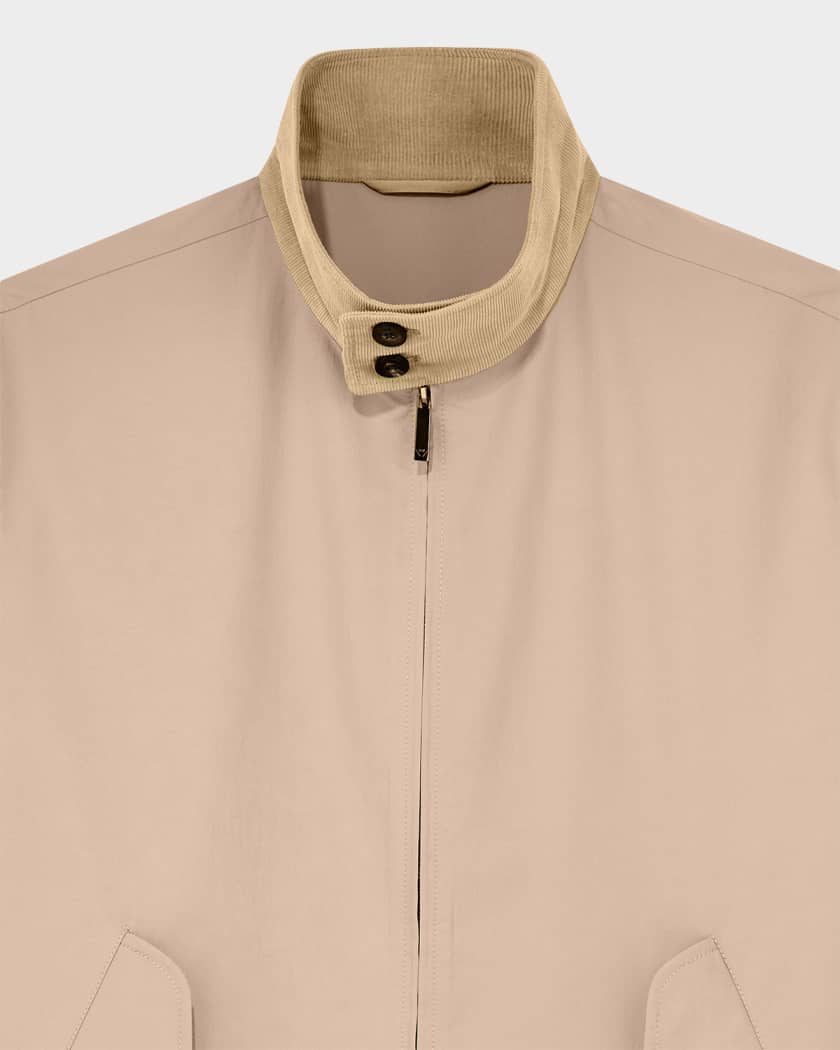 Emporio Armani Men's Corduroy-Collar Jacket | Neiman Marcus