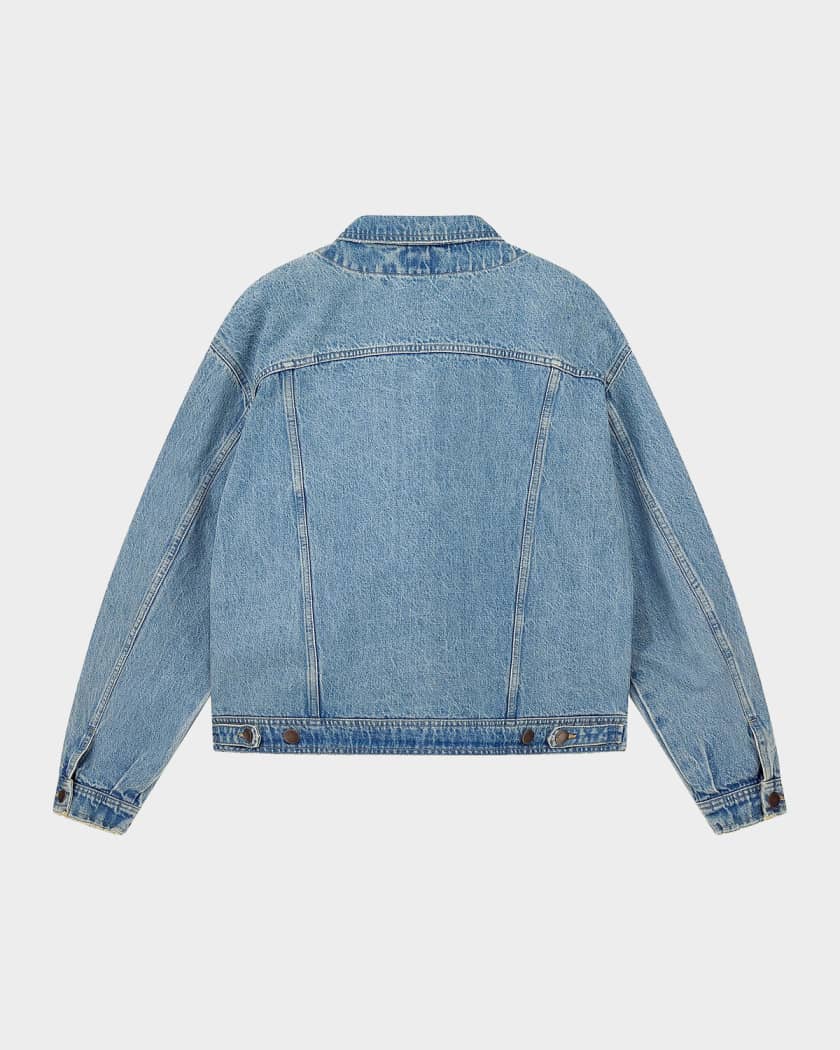 Emporio Armani Men's Oversized Denim Jacket | Neiman Marcus