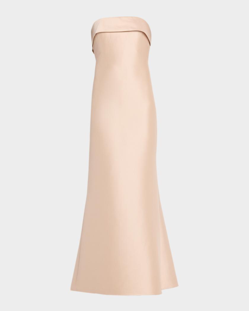 badgley mischka gown dress Cape Sleeve Column By  Elilhaam shoulder draped sleeves fall effortlessly for a touch of timeless glamour Belle by Badgley Mischka Reese