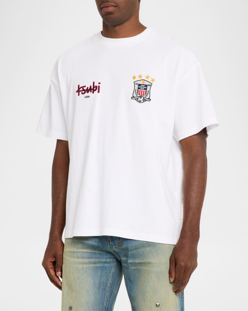 Ksubi USA Ekcess Crewneck T-Shirt | Neiman Marcus