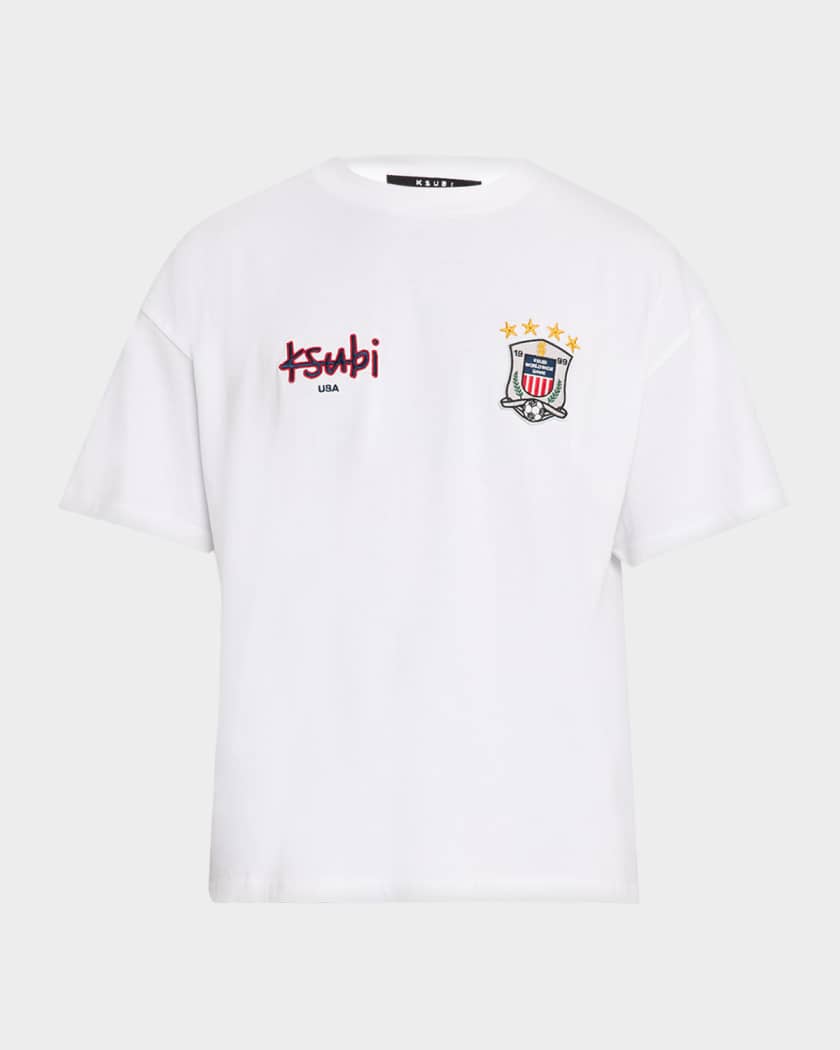 Ksubi USA Ekcess Crewneck T-Shirt | Neiman Marcus