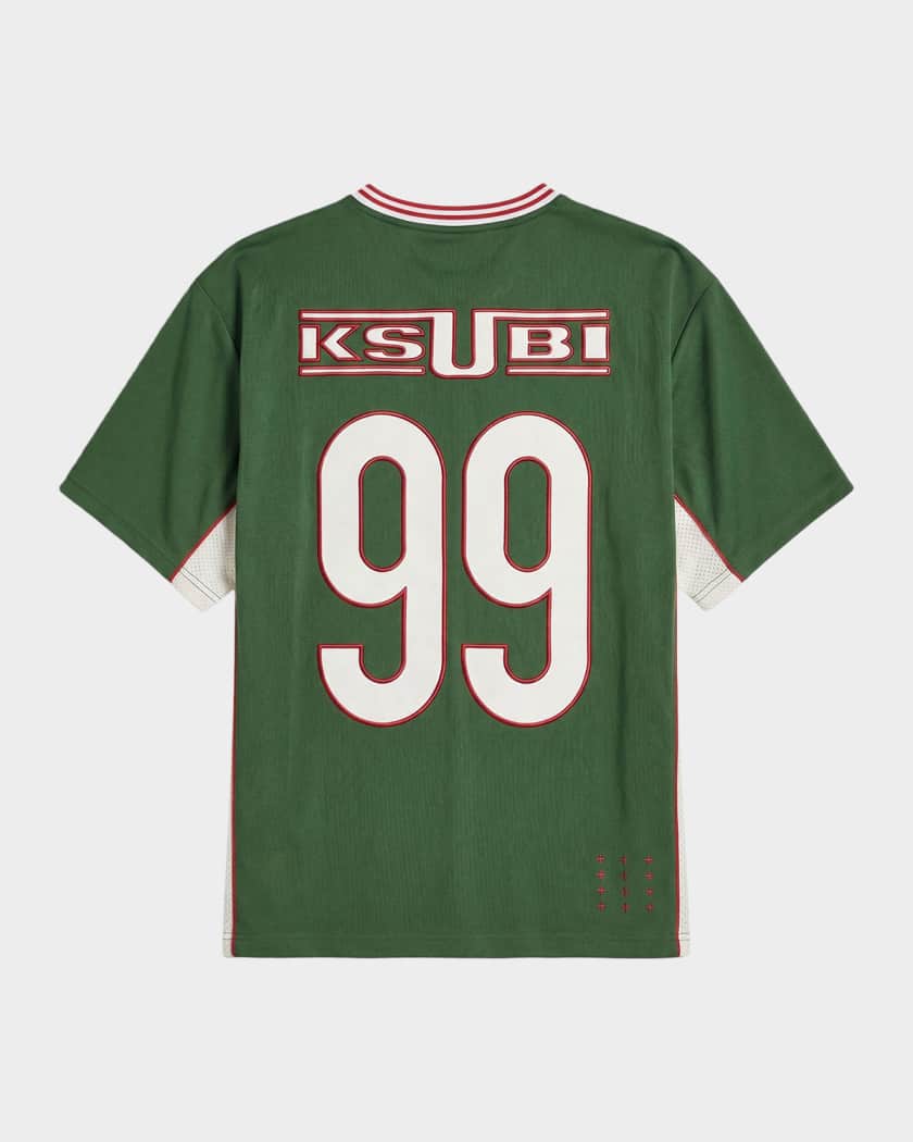 むむず Ksubi Jersey-Printed V-Neck T-Shirt | Neiman Marcus