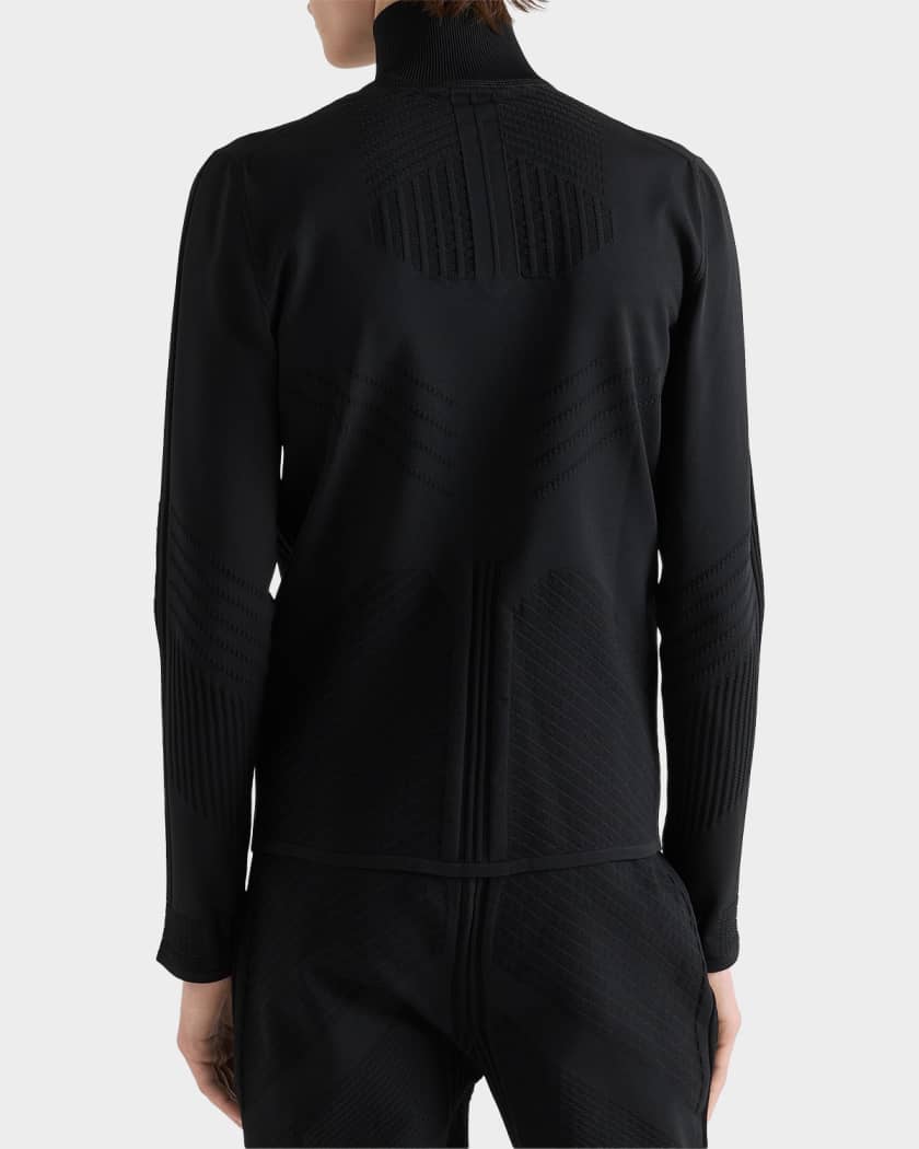 Prada Men's Technical Knit Turtleneck Sweater | Neiman Marcus