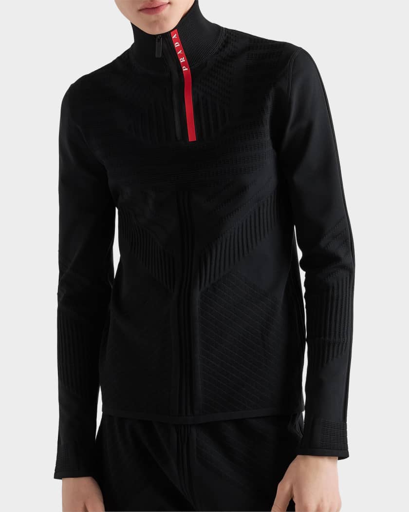 Prada Men's Technical Knit Turtleneck Sweater | Neiman Marcus