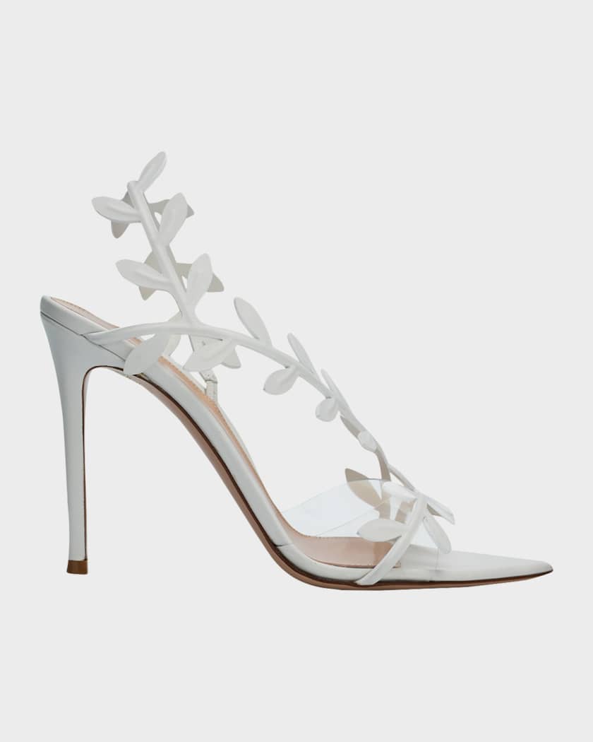 みみ/gianvito rossiストラップサンダル　39.5 Gianvito Rossi Flavia Vine-Wrapped Leather Stiletto Sandals