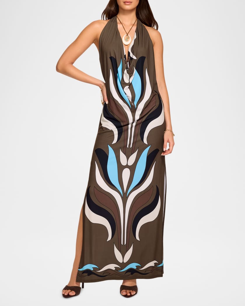 ramy brook halter dress A worth making plans around  The new Lidia Dress features a neckline with a stacked ring detail, plus a sexy open back to complement the flowy, maxi silhouette. Discover tie nights and every elegant RSVP. Ramy Brook Sam Halter Mini