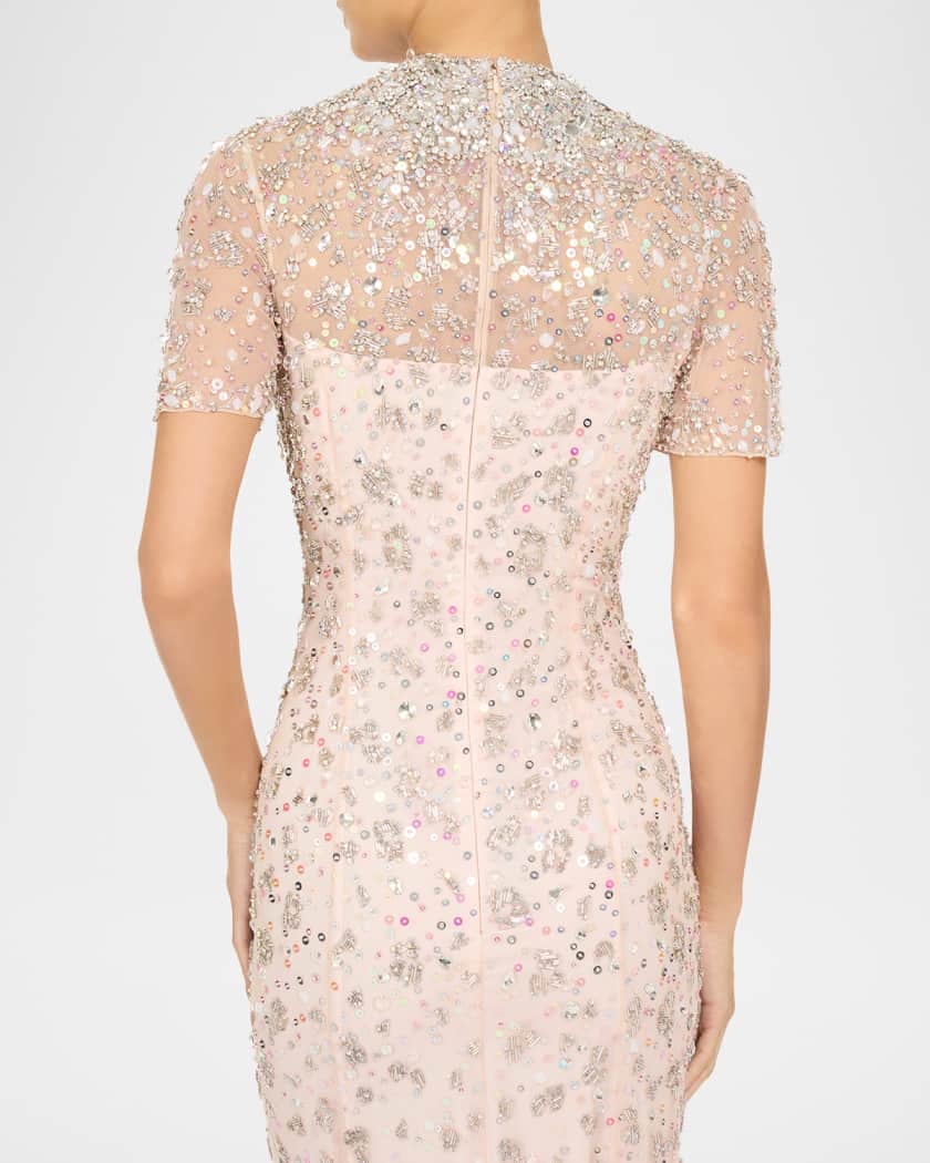 jenny packham short dress Jenny Packham Swish Beaded-embellished Fringed Mini Dress