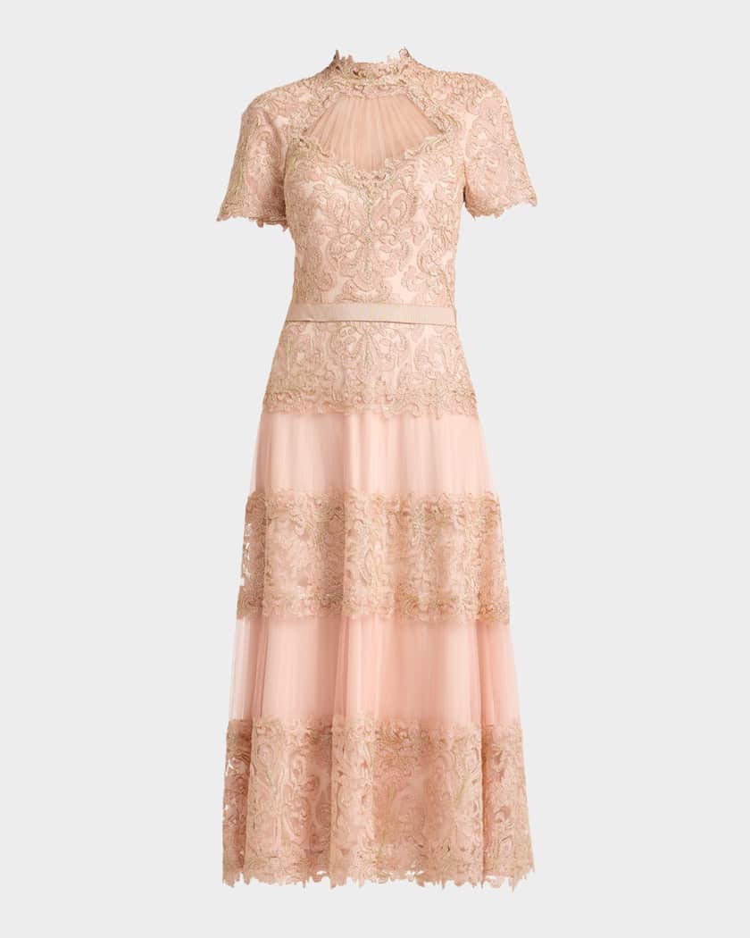 neiman marcus tadashi cocktail dresses Tadashi Shoji Pleated Jewel-Embellished Crepe Tuxedo Gown
