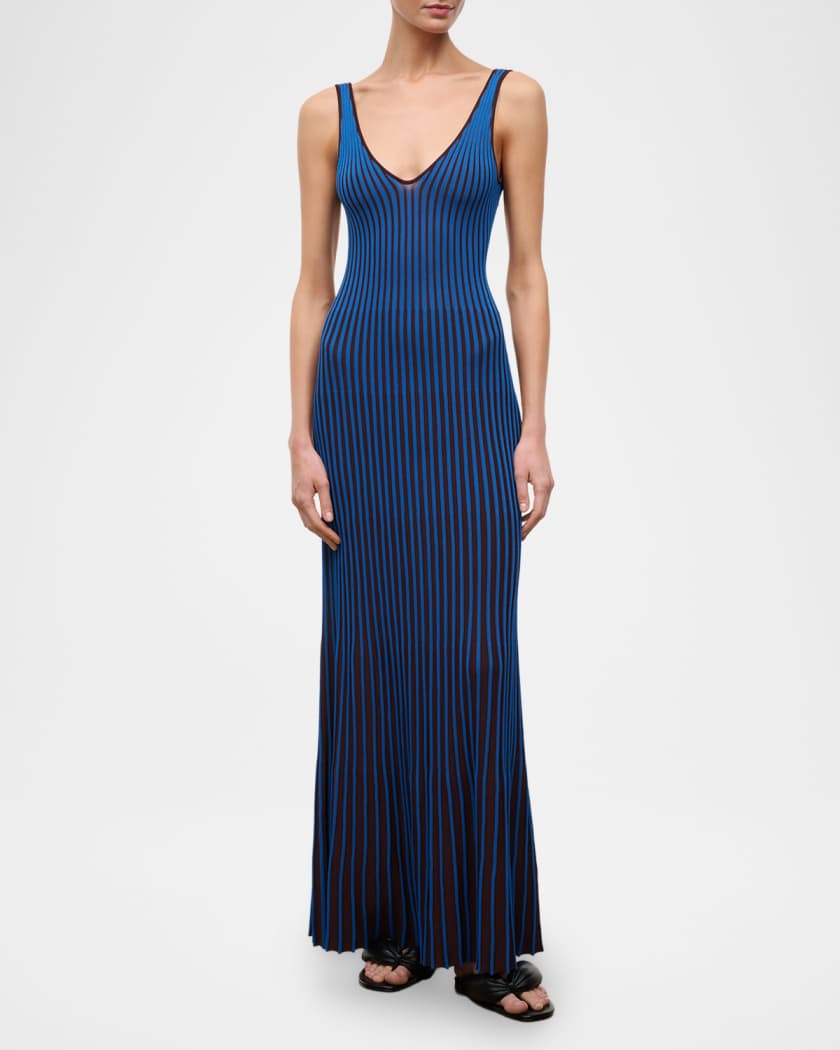 staud claretta pleated maxi dress Staud Claretta pleated maxi dress Staud